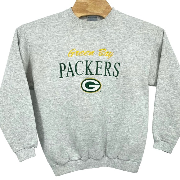 LOGO 7 Other - Vintage 90s Logo 7 Green Bay Packers embroidered crewneck sweatshirt light grey